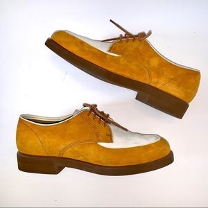 Hush puppies suede women’s shoes two tone Sz 7.5